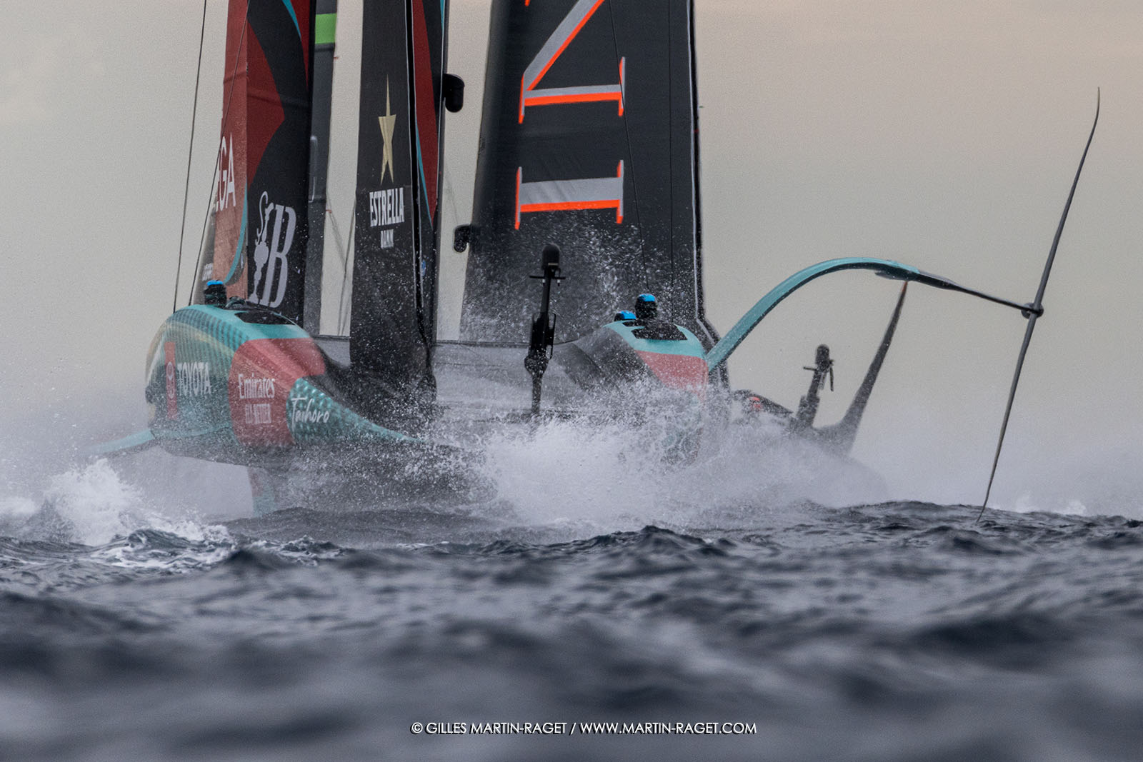 18 10 2024, Barcelona (ESP), Louis Vuitton 37th America's Cup, Final Match, Race Day 5, Race 7