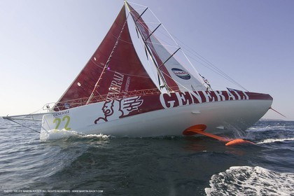 27 09 2008 - Lorient (FRA, 56) - Generali - Yann Eliès - Préparation Vendée Globe 2008