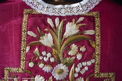 04 02 2013 - Marseille(FRA,13), Notre Dame de la Garde, Vêtements liturgiques