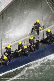 03 08 2013 - San Francisco (USA,CA) - 34th America's Cup - Louis Vuitton Cup - Semi-finals - Luna Rossa vs Artemis Racing - Race 1 - Artemis Racing