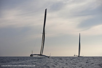 14 02 2010 - Valencia (ESP) - 33rd America's Cup - BMW ORACLE Racing - Race 2
