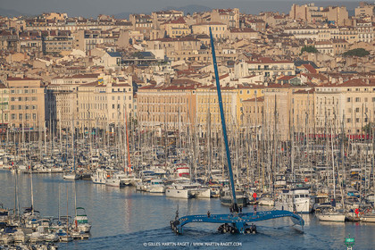 17 05 2022, Marseille (FRA), Arrivée du trimaran Ultim SVR LAZARTIGUE à Marseille
