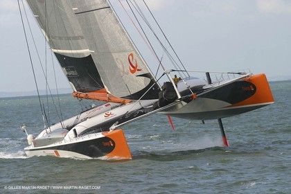 La Trinité mer - Premiers essais Orange II