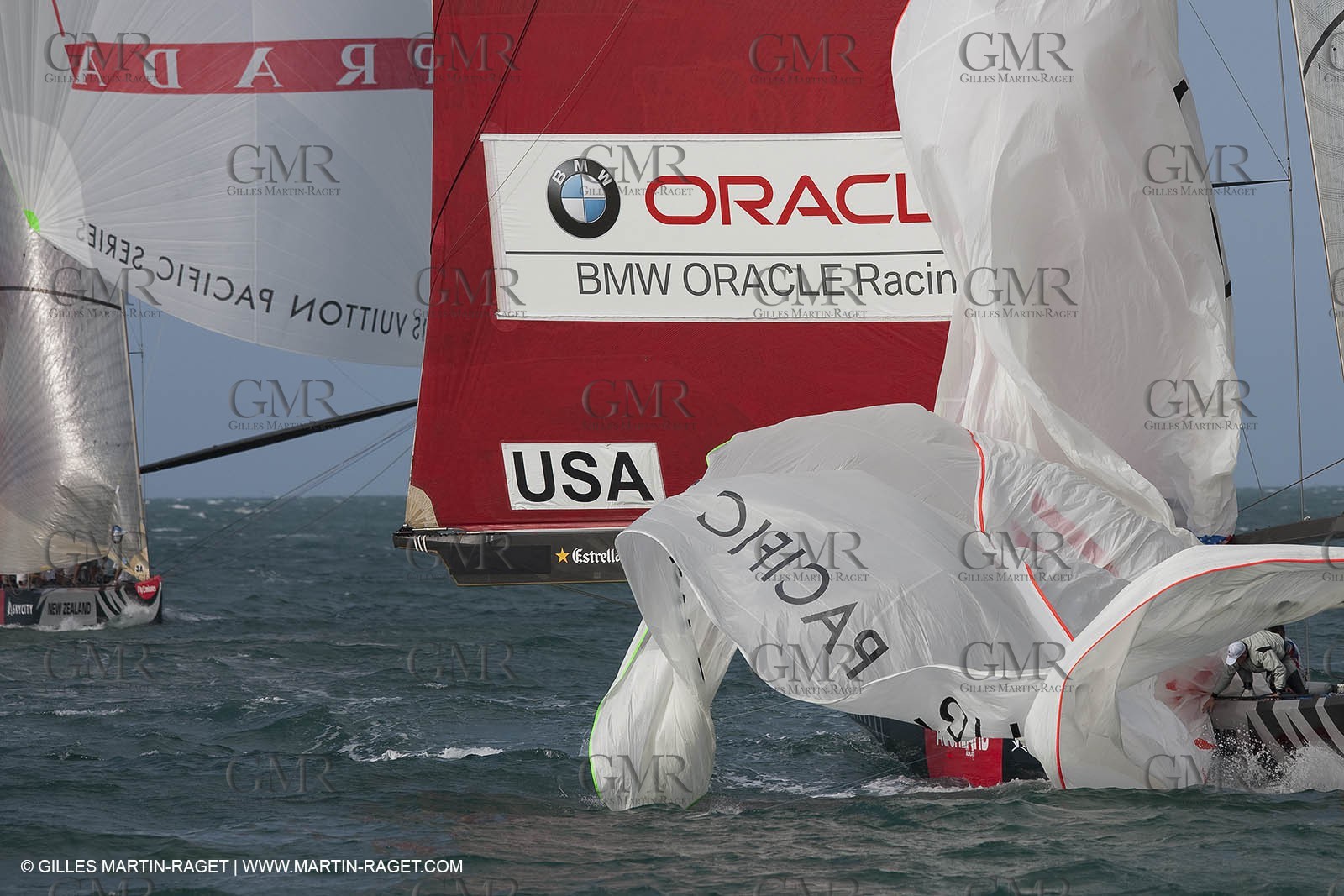 05 02 2009 - Auckland (NZL) -  Louis Vuitton Pacific Series -  Racing Day 4 - Round Robin 2