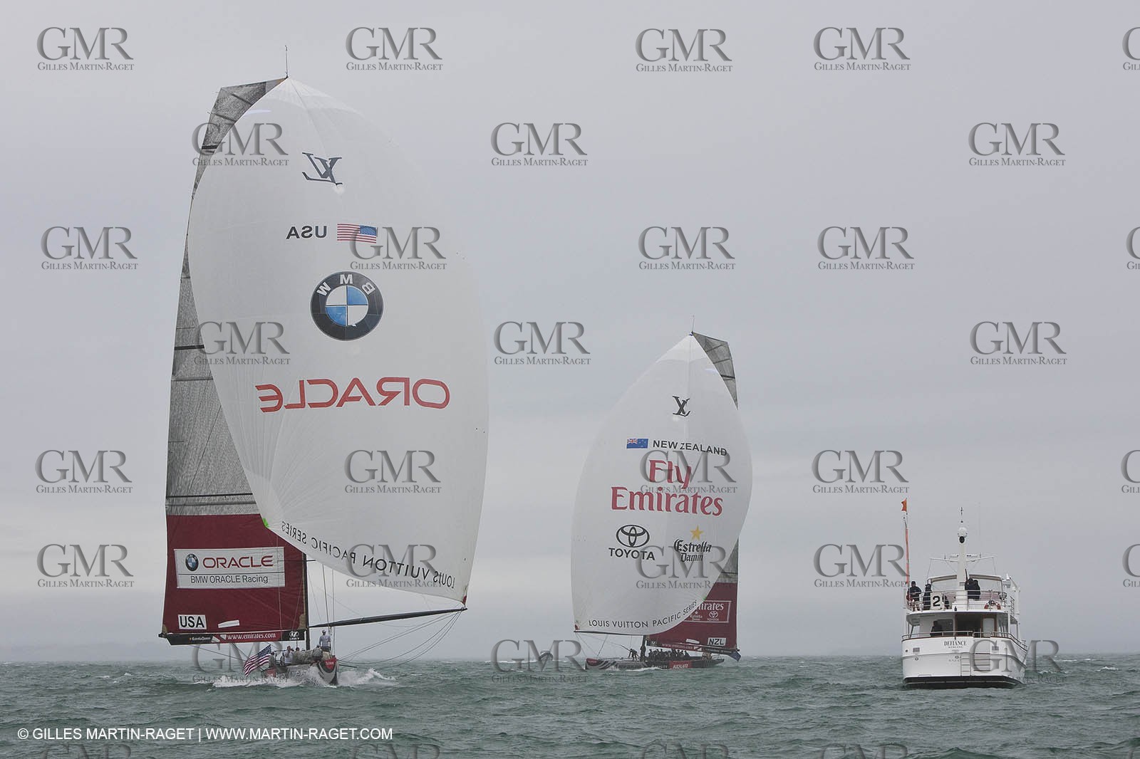 09 02 2009 - Auckland (NZL) -  Louis Vuitton Pacific Series -  Racing Day 9 - Round Robin 2