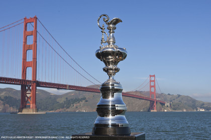 04 01 2011 - San Francisco (USA, CA) - 34th America's Cup - The America's Cup in San Francisco - Golden Gate Bridge