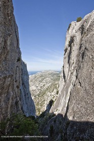 30 04 2009 - Marseille (FRA, 13) - Les Calanques - Couloir du Candelon