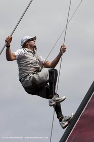 19 05 2010 - La Maddalena (ITA, Sardinia) Louis Vuitton Trophy - BMW ORACLE Racing - Training