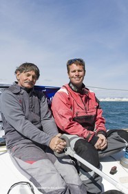 27 03 08- La Grande Motte- (FRA,34) Transat AG2R 2008- Jean-Paul Mouren- Laurent Pellecuer