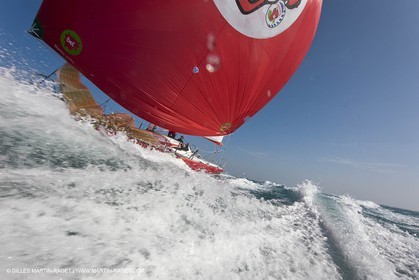 13 03 2010 -  La Grande Motte   Port Camargue (FRA) - Groupe Bel - Kito de Pavant   Sebastien Audigane training for Transat AG2R