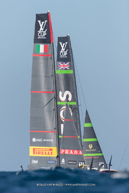 26 09 2024, Barcelona (ESP), 37th America's Cup, Louis Vuitton Cup Final, Race Day 1