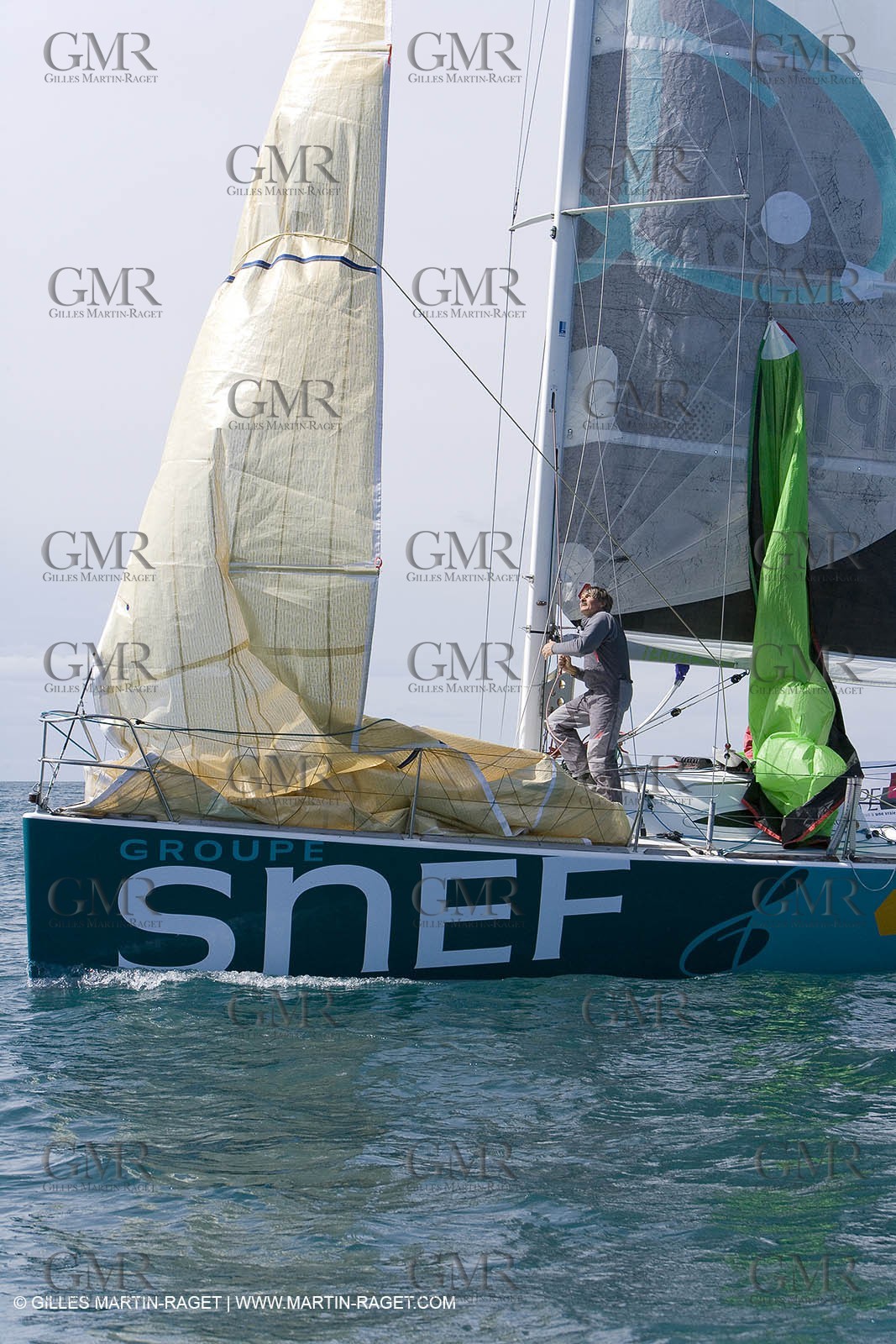 27 03 08- La Grande Motte- (FRA,34) Transat AG2R 2008- Jean-Paul Mouren- Laurent Pellecuer