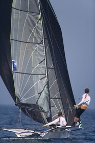 23 04 2007 - 2007 Semaine Olympique Française - Hyères (South of France) - Day 2 - Team France - 49er - MONTEAU - GUILLOU Damien