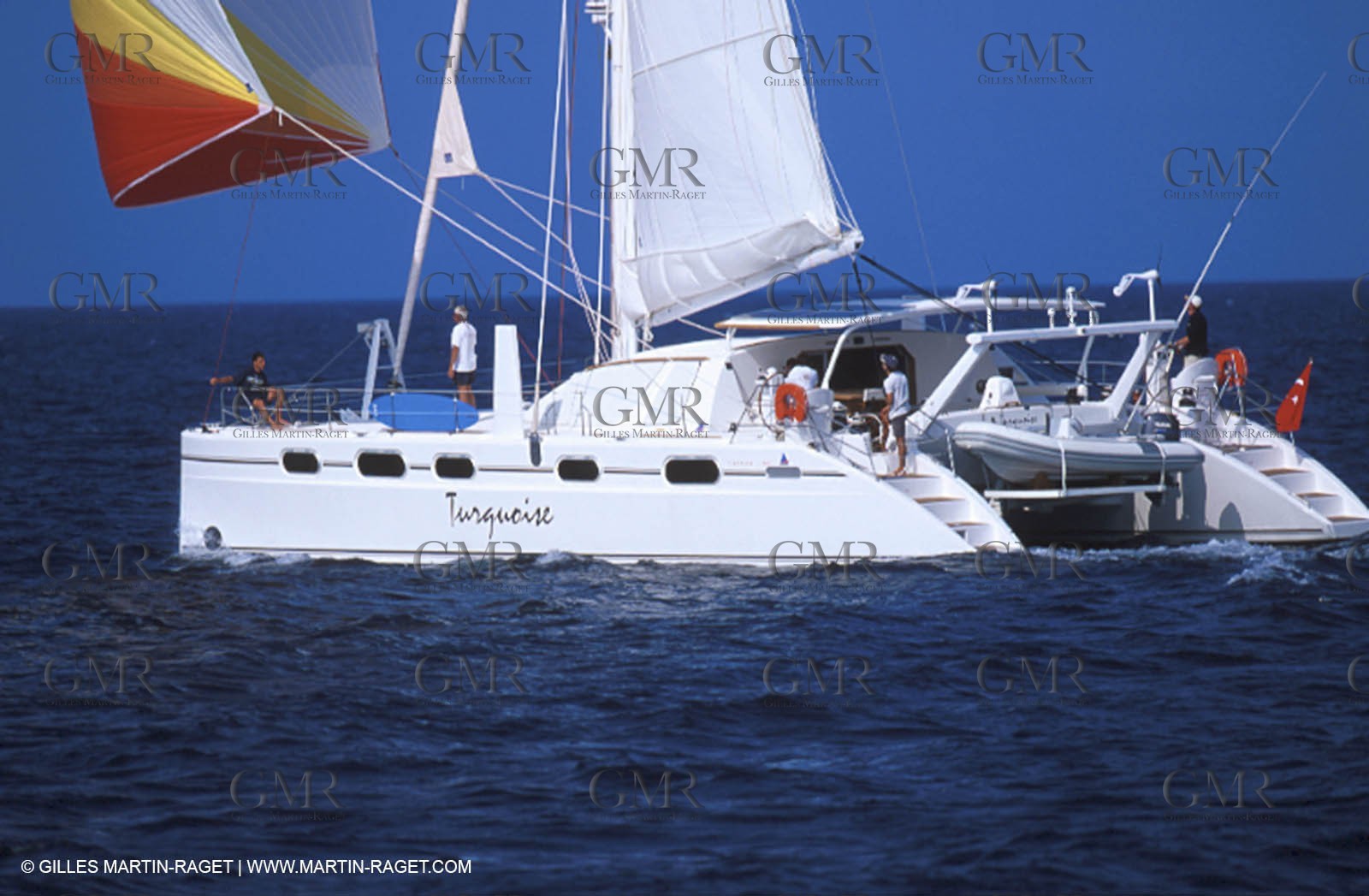 Cruising multihull sailing