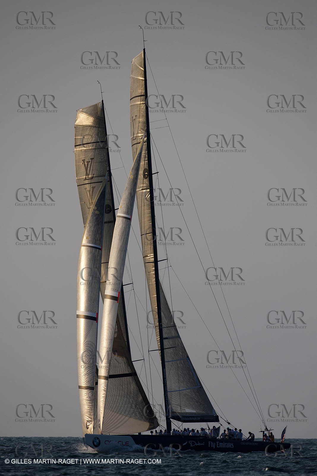 14 11 2010 - Dubai (UAE) - Dubai Louis Vuitton Trophy -  BMW ORACLE Racing - Training - Race Day 1