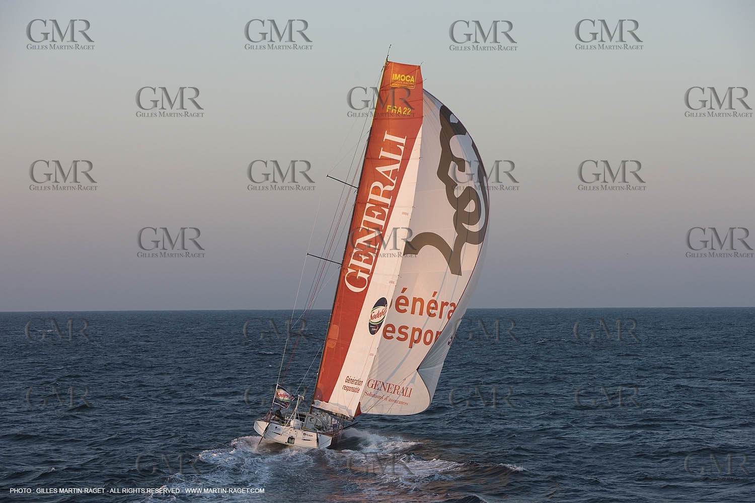 27 09 2008 - Lorient (FRA, 56) - Generali - Yann Eliès - Vendée Globe 2008 Training