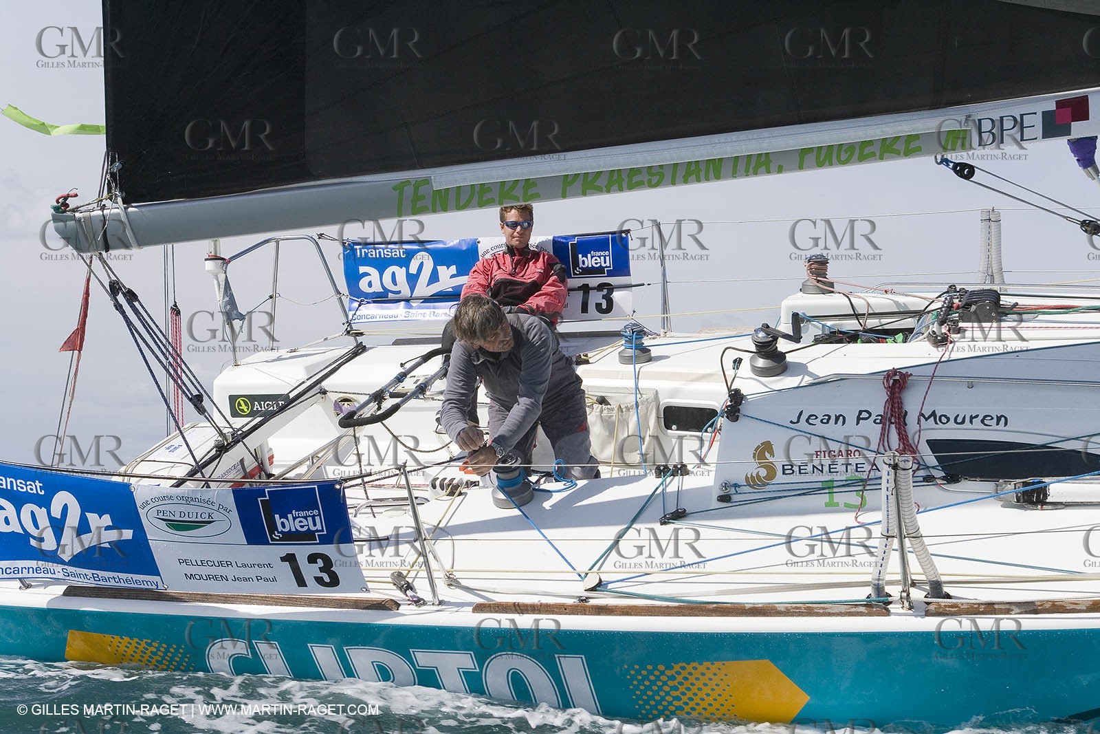 27 03 08- La Grande Motte- (FRA,34) Transat AG2R 2008- Jean-Paul Mouren- Laurent Pellecuer