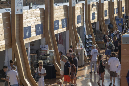 29 09 2018, Saint-Tropez (FRA,83), Voiles de Saint-Tropez 2019, Arrival Cannes-Saint-Tropez and trainings, inauguration du village