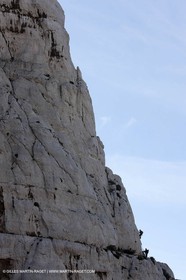 18 04 2009 - Marseille (FRA, 13) - Les Calanques - Victor Martin crest (south rocher St Michel)