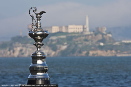 04 01 2011 - San Francisco (USA, CA) - 34th America's Cup - The America's Cup in San Francisco - Alcatraz Island