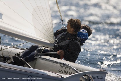 27 04 2007 - Semaine Olympique Française 2007 - Hyères - Jour 6 - Medal Race - Team France - 470 Homme - Leboucher-Garos
