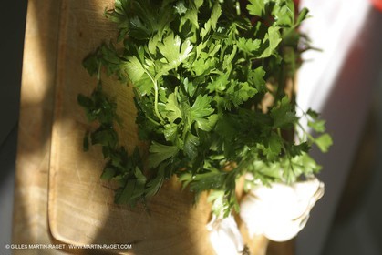 Cooking herbes from Provence - Garlic and Parsley