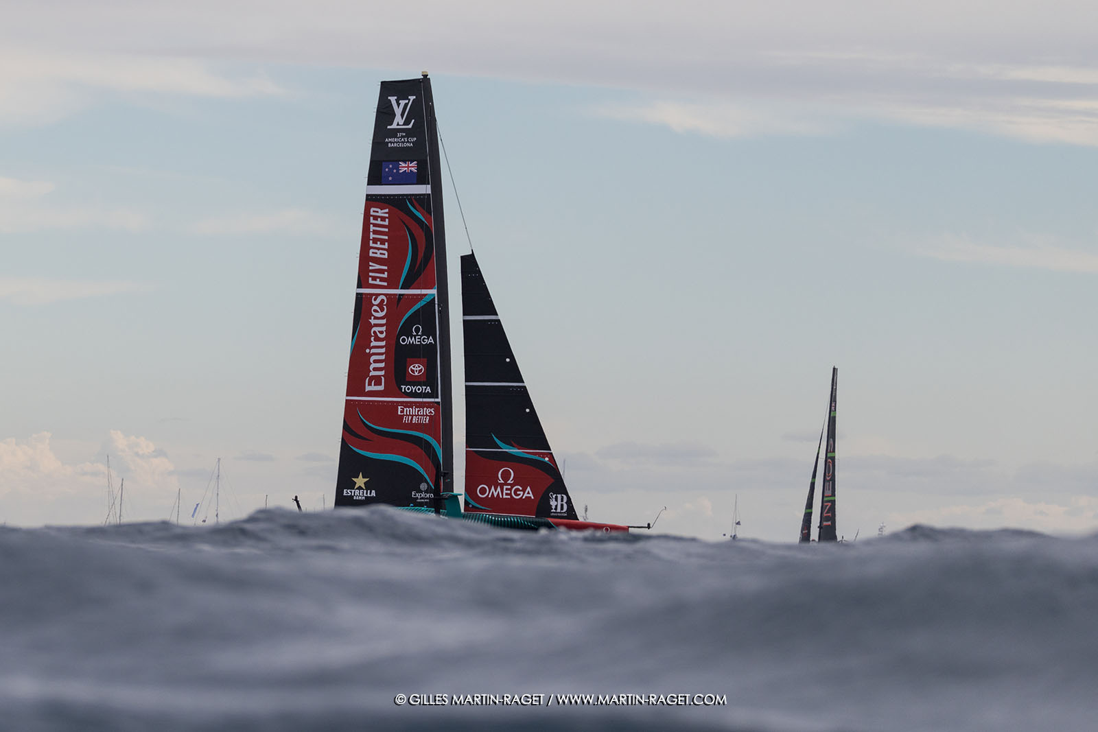 18 10 2024, Barcelona (ESP), Louis Vuitton 37th America's Cup, Final Match, Race Day 5, Race 7