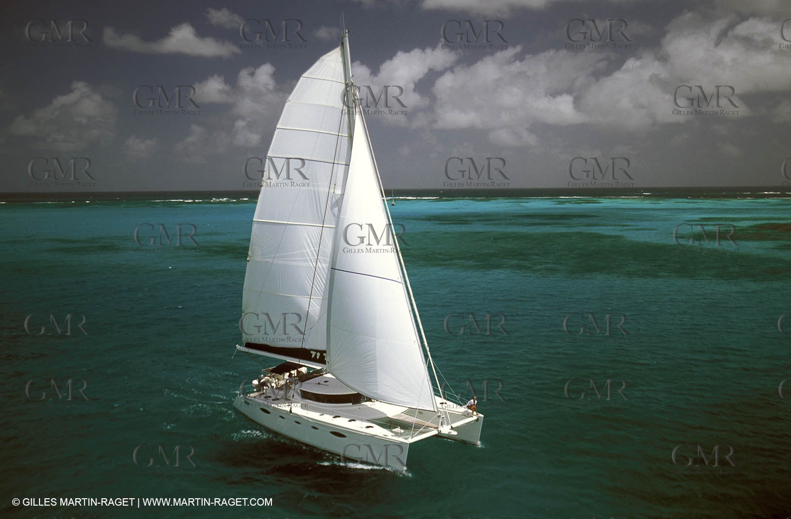 Cruising multihull sailing