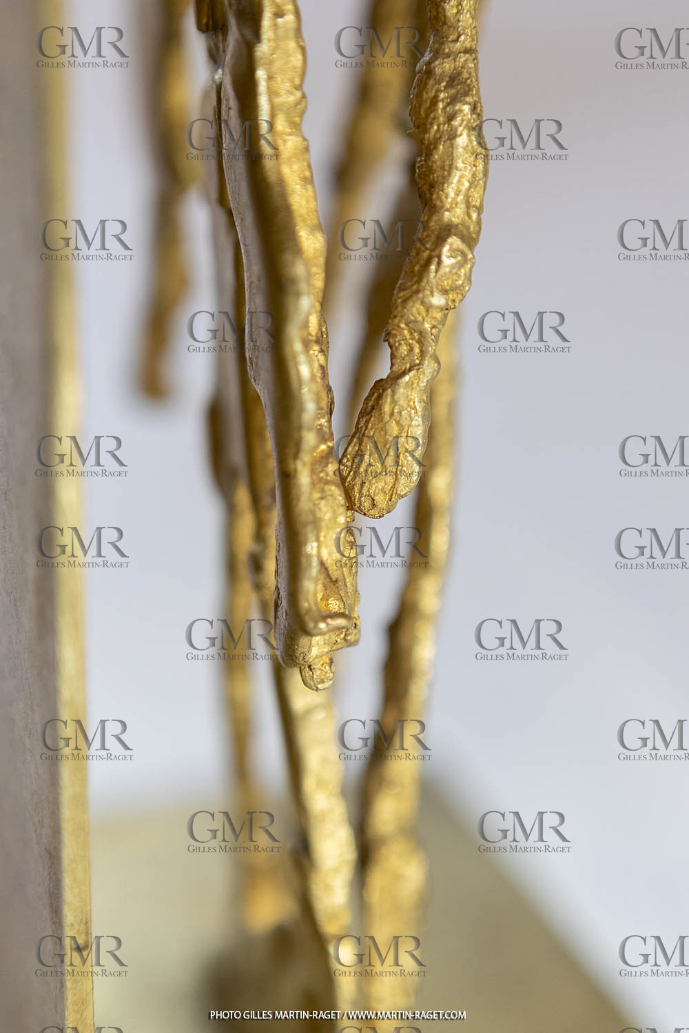 11 02 2020, St Rémy de Provence (FRA,13), Oeuvre de Germaine Richier, L'Ombre 1955, Bronze naturel nettoyé, Epreuve d'artiste, 25 x 13 x 9 cm, Collection particulière