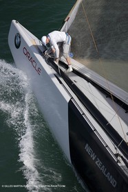 29 01 2009 - Auckland (NZL) - Louis Vuitton Pacific Series - BMW ORACLE Racing - Training