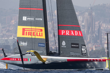 24 08 2024, Barcelona (ESP), Louis Vuitton 37th America's Cup, Louis Vuitton Prelilinary Regatta, Race Day 3