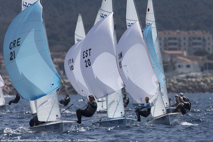10 04 2015, Marseille (FRA), Yachting Club de la Pointe Rouge - Coupe Internationale de Printemps des 470, Day 3