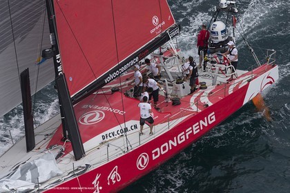 11 10 2014, Alicante (ESP), Volvo Ocean Race 2014-15, Team Alvimedica