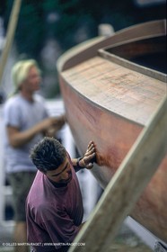 motor boats, claissc runabouts, cefit or Sagitta at Trapani boatyard (Cassis, FRA,13)