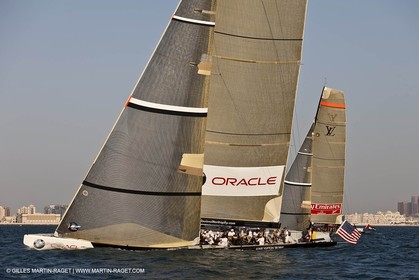 17 11 2010 - Dubai (UAE) - Dubai Louis Vuitton Trophy -  BMW ORACLE Racing Vs  Emirates Team New Zealand