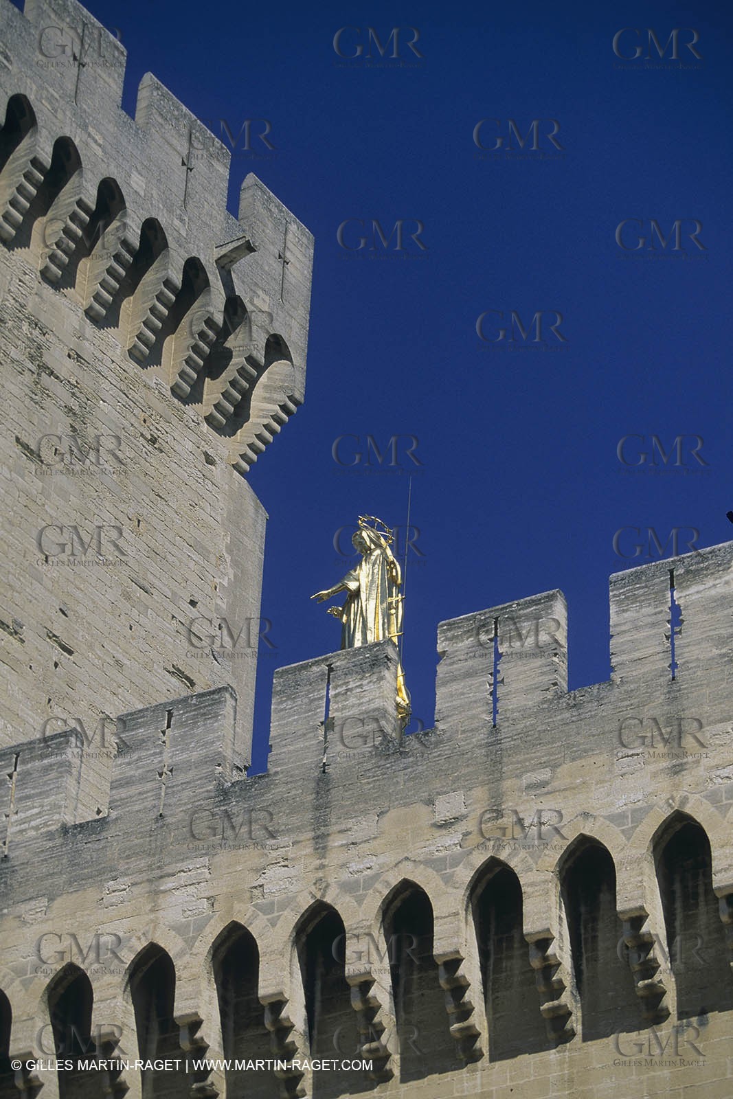 France, Provence, Avignon, Pope palace, Palais des Papes