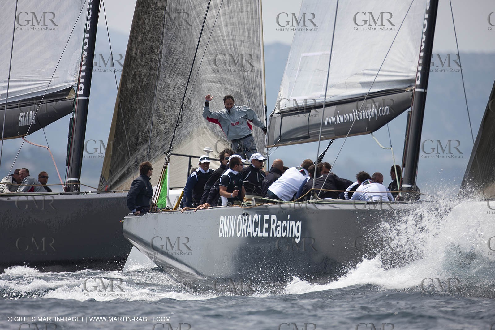 19 05 2010 - La Maddalena (ITA, Sardinia) Louis Vuitton Trophy - BMW ORACLE Racing - Training