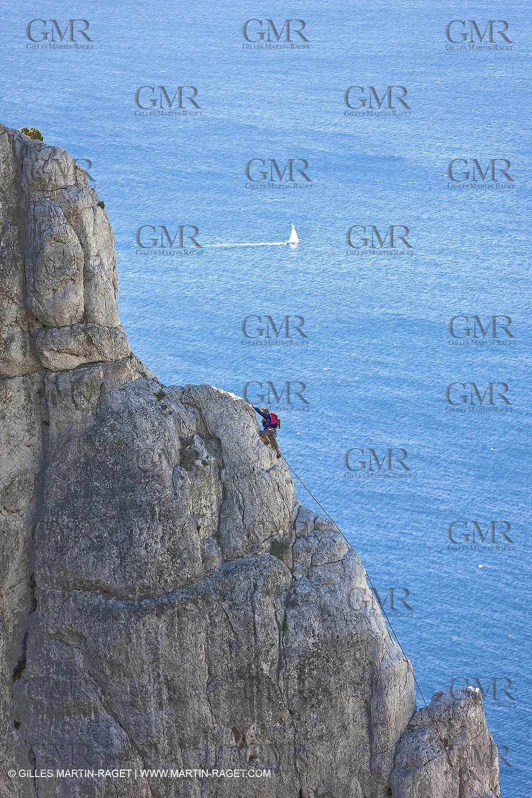 30 04 2009 - Marseille (FRA, 13) - Les Calanques - La Grande Candelle - Arrête de Marseille