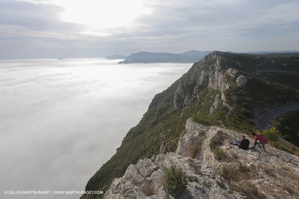 18 07 2012 - Cassis (FRA ) - The Calanques - Unusual foggy conditions