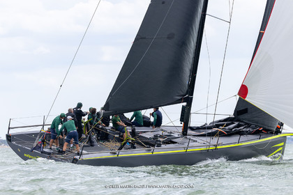23 07 2025, Cowes (UK, IOW), Admiral's Cup 2025, Inshore racing Day 2, Django Wallyrocket 51, Yacht Club Costa Smeralda (ITA)