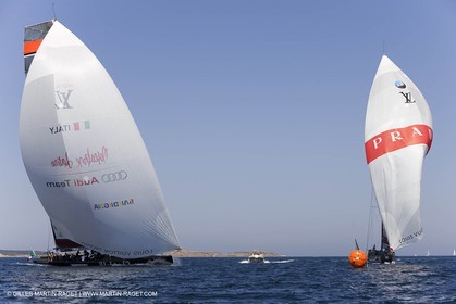 23 05 2010 - La Maddalena (ITA, Sardinia) Louis Vuitton Trophy - BMW ORACLE Racing - Racing Day 2