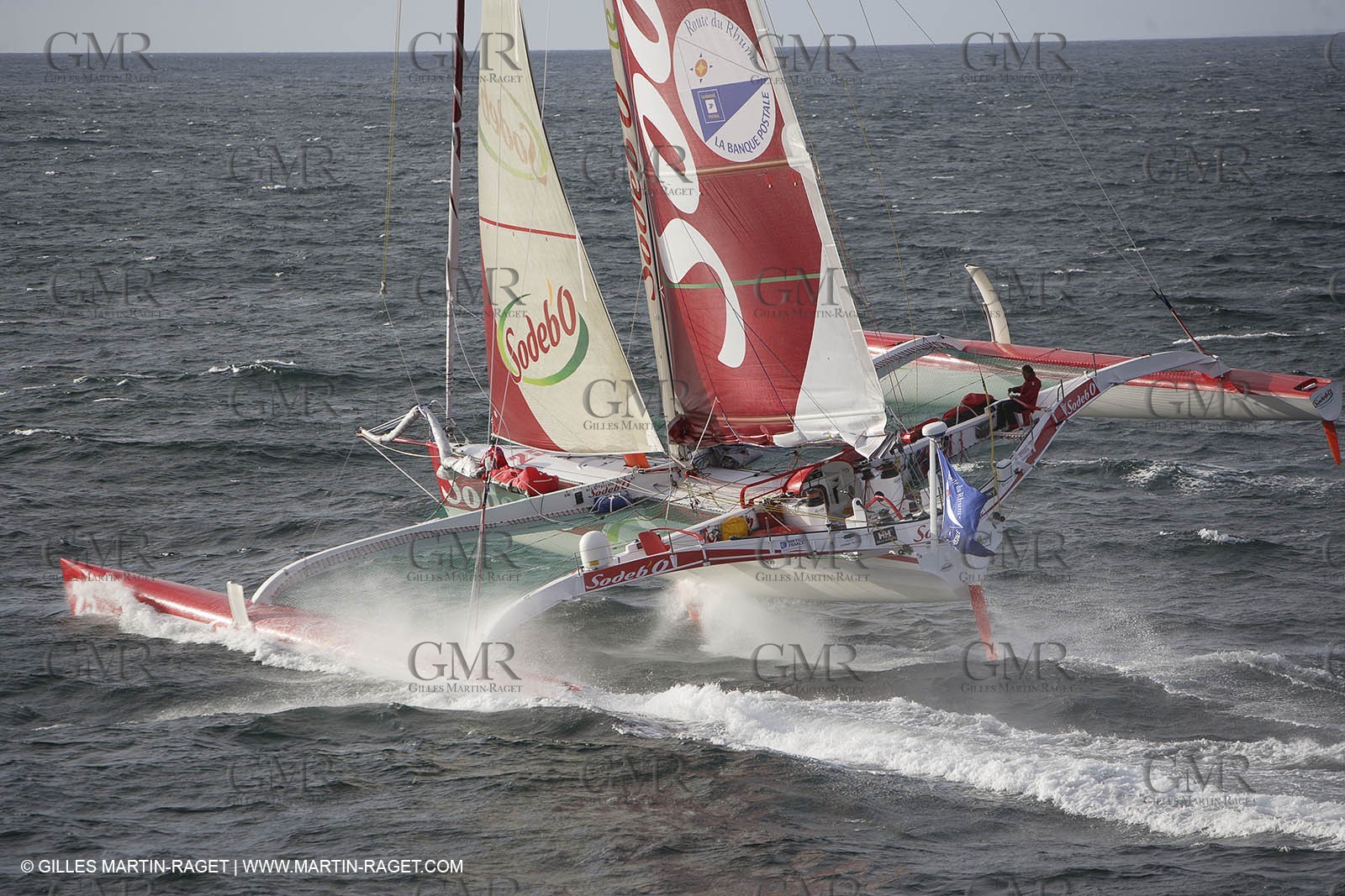 11 10 2008  -Lorient (FRA)  -  Multis Orma - Sodebo (Thomas Coville) - Route du Rhum 2006 training