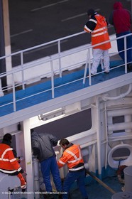 17 02 2012 - Marseille (FRA,13) - Arrivée dnas le port de marseille à bord du Piana (La méridionale)