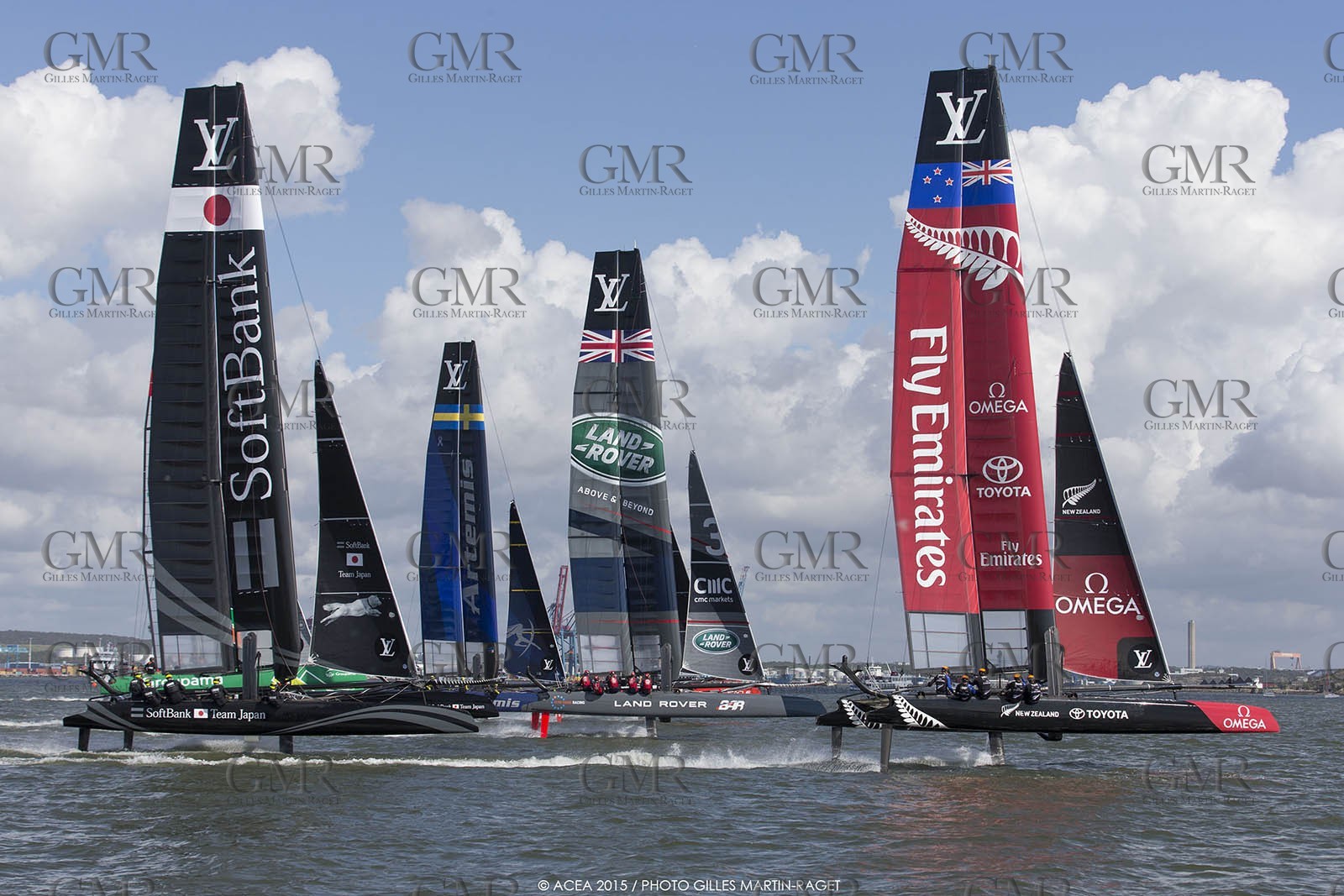 29 08 2015, Göthenburg, (SWE), 35th America's Cup, Louis Vuitton America's Cup World Series Göthenburg 2015, Race Day 1