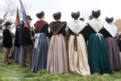 24 02 2007 - Saintes Maries of the Sea (FRA, 13) - Queen of Arles and her assistants in Camargue