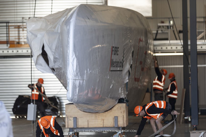 15 02 2022, La Grande Motte (FRA), Gunboat 80  1 hulls delivery