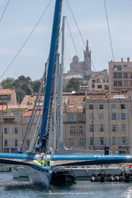 18 05 2022, Marseille (FRA), APremière navigation du trimaran Ultim SVR LAZARTIGUE à Marseille