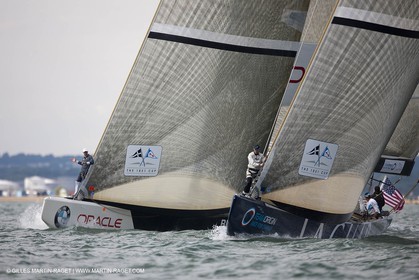 02 08 2010 - Cowes (UK, IOW) - The 1851 Cup -  BMW ORACLE Racing - Training Day.