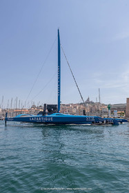 18 05 2022, Marseille (FRA), APremière navigation du trimaran Ultim SVR LAZARTIGUE à Marseille