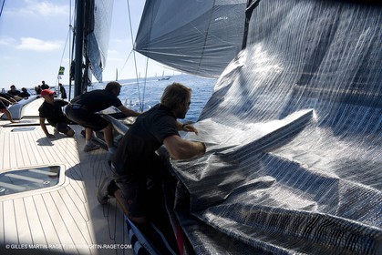 03 09 06 - Porto Cervo (Sardinia) - Maxi World Cup 2006 - A bord Wally 90 Tango